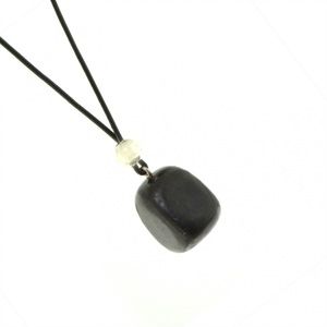 NWT Shungite Unisex Pendant Nugget Necklace